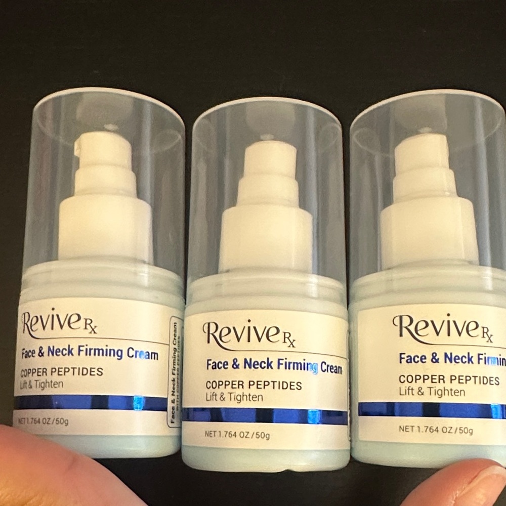 3 Revive RX Face & Neck Firming Cream with Copper Peptides